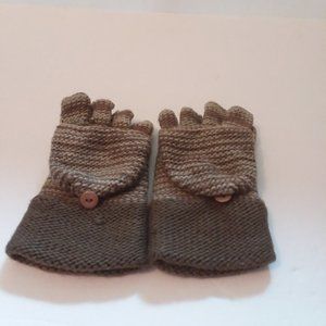 Brown Fingerless Gloves